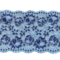 Kitcheniva Stretch Baby Blue Floral Embroidered Lace Trim Sewing
